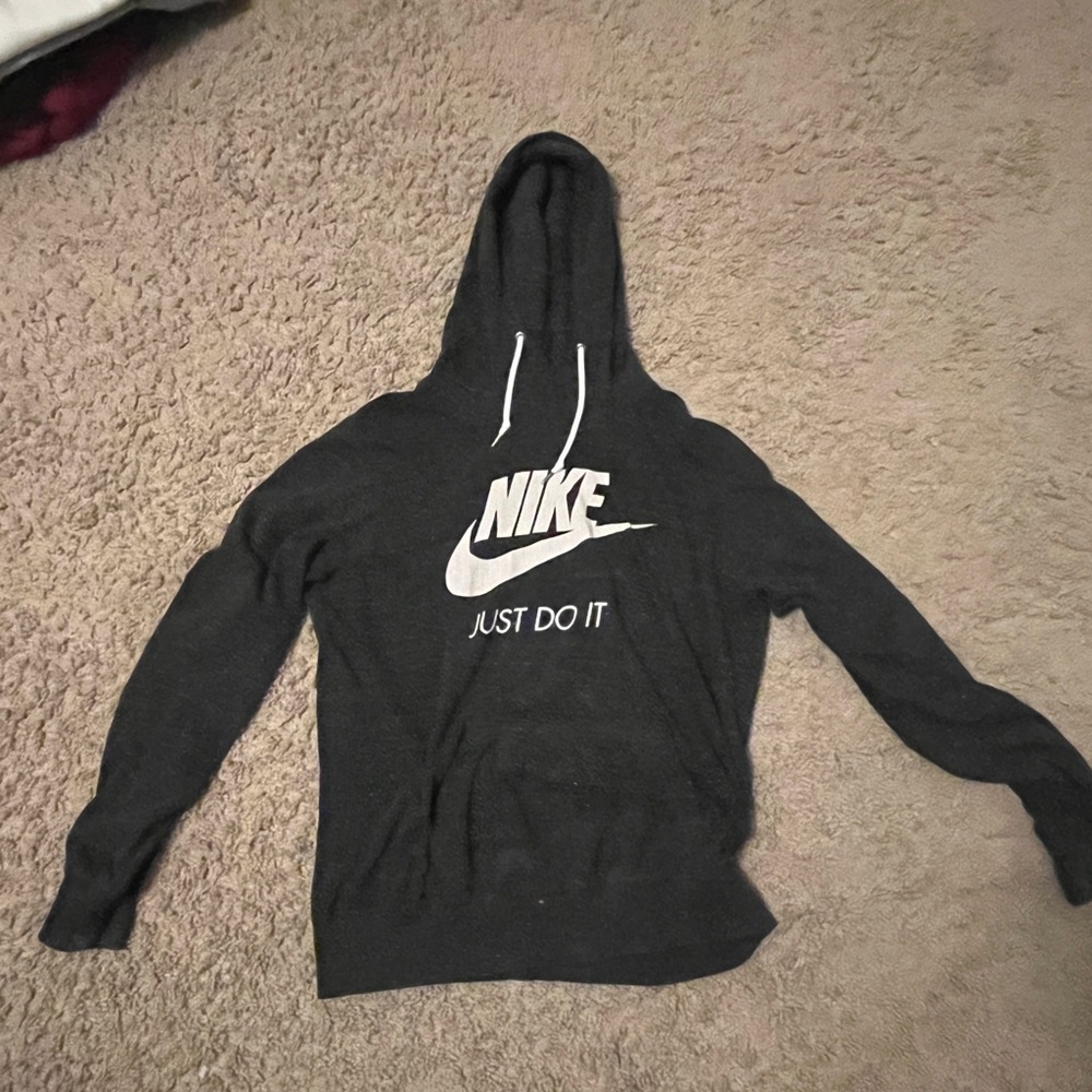 Nike Black and White Logo Sweater Pullover